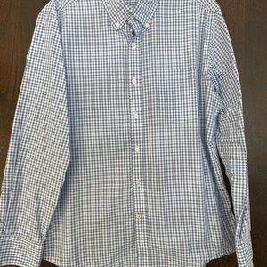 Men's Blue Checkered Shirt